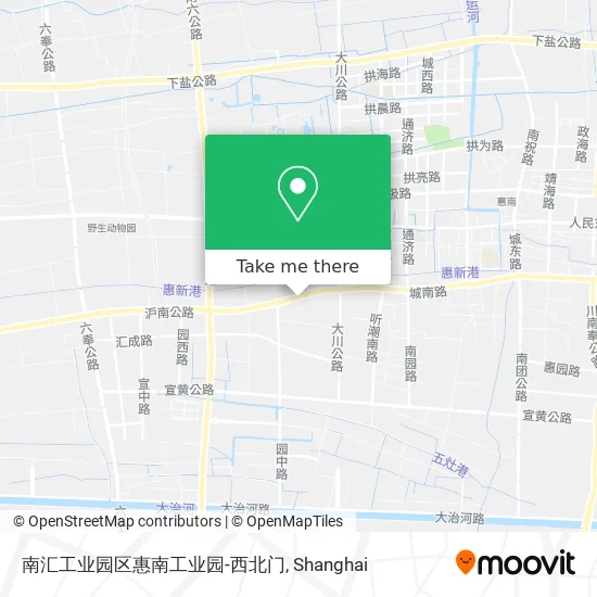 南汇工业园区惠南工业园-西北门 map