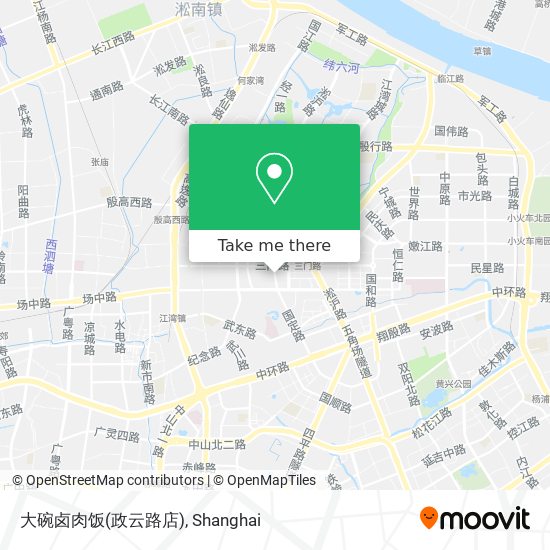 大碗卤肉饭(政云路店) map