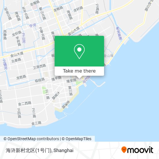 海浒新村北区(1号门) map