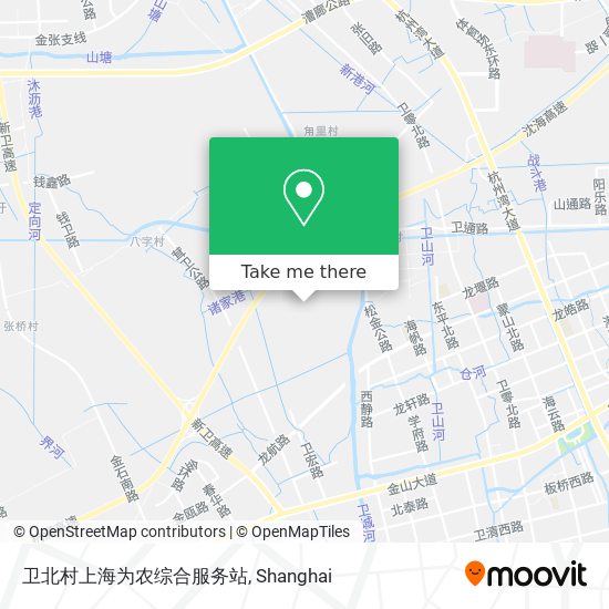卫北村上海为农综合服务站 map
