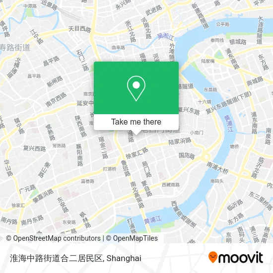 淮海中路街道合二居民区 map