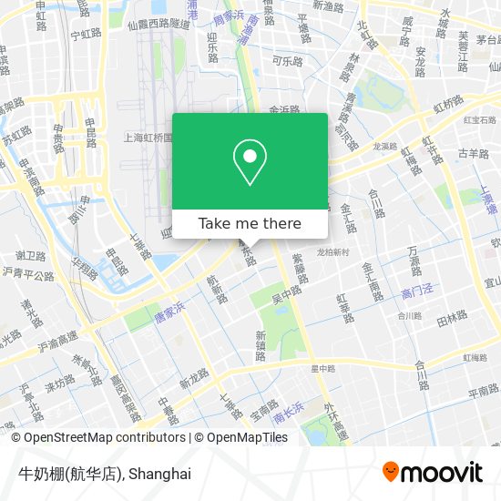 牛奶棚(航华店) map