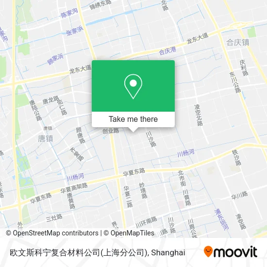 欧文斯科宁复合材料公司(上海分公司) map