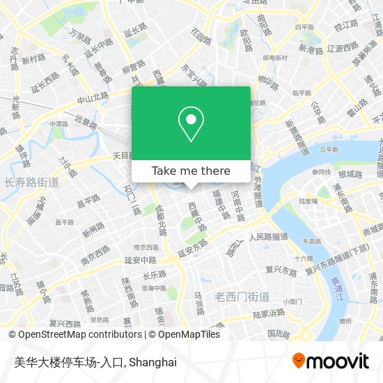 美华大楼停车场-入口 map