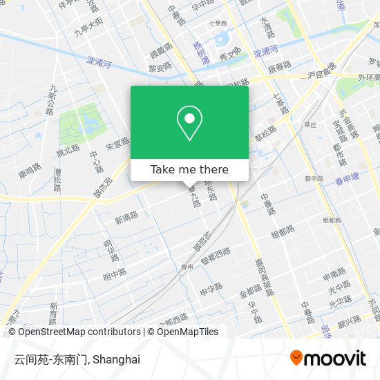 云间苑-东南门 map