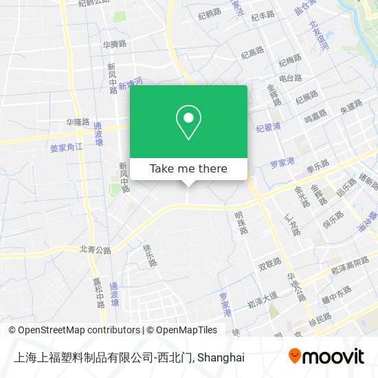 上海上福塑料制品有限公司-西北门 map
