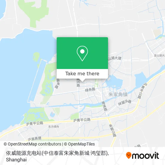 依威能源充电站(中信泰富朱家角新城·鸿玺郡) map