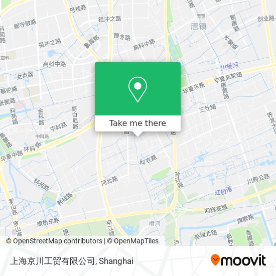 上海京川工贸有限公司 map