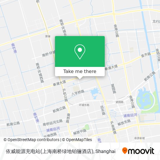 依威能源充电站(上海南桥绿地铂骊酒店) map