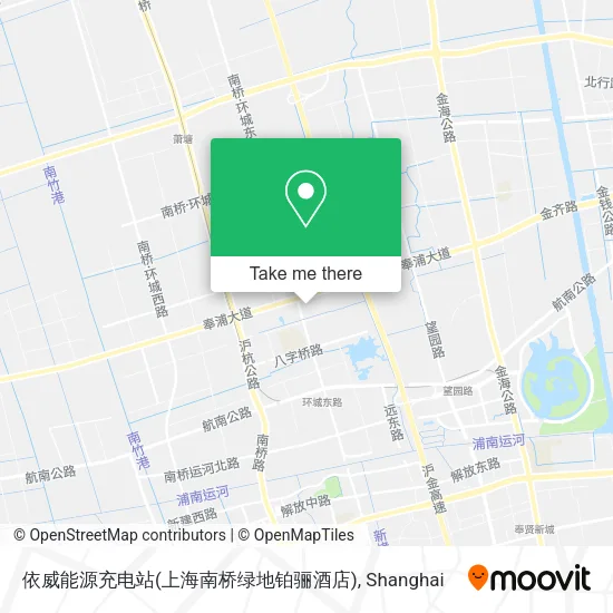 依威能源充电站(上海南桥绿地铂骊酒店) map