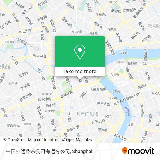 中国外运华东公司海运分公司 map