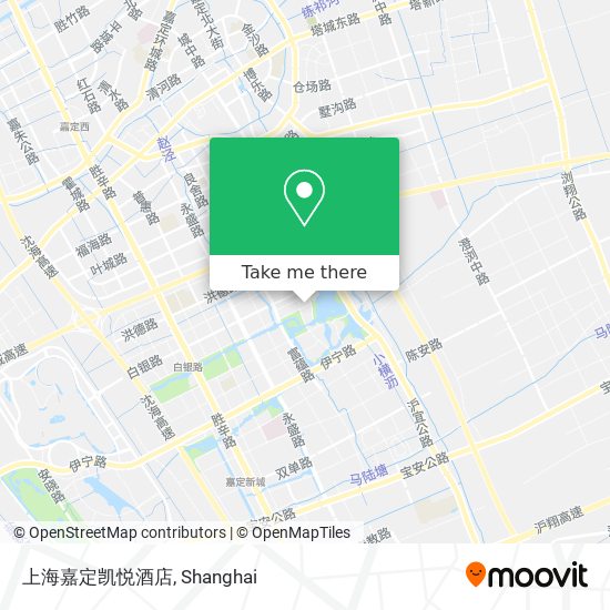 上海嘉定凯悦酒店 map