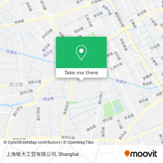 上海唯大工贸有限公司 map