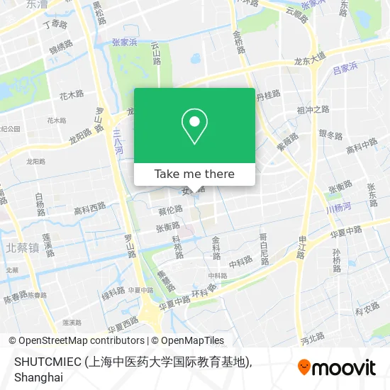 SHUTCMIEC (上海中医药大学国际教育基地) map