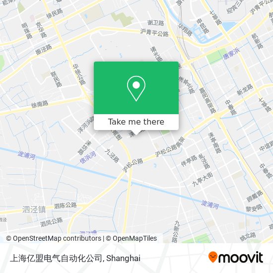 上海亿盟电气自动化公司 map