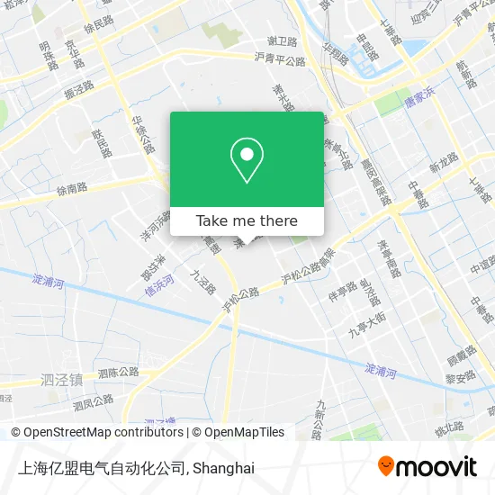 上海亿盟电气自动化公司 map