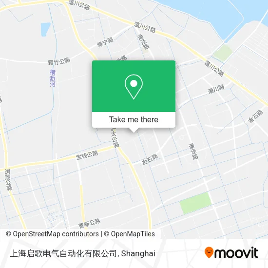 上海启歌电气自动化有限公司 map