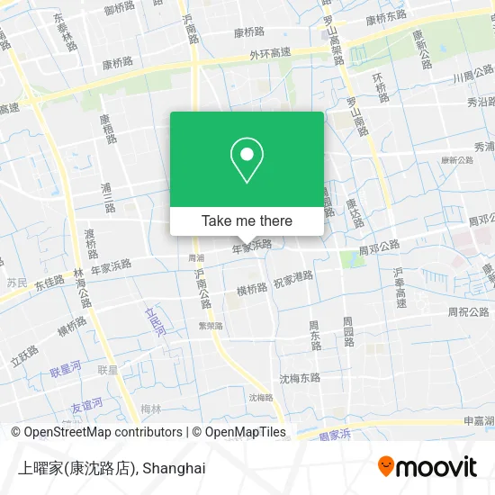 上曜家(康沈路店) map