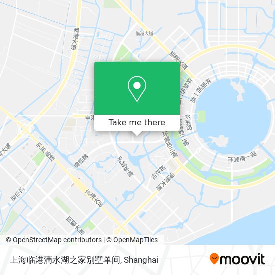 上海临港滴水湖之家别墅单间 map