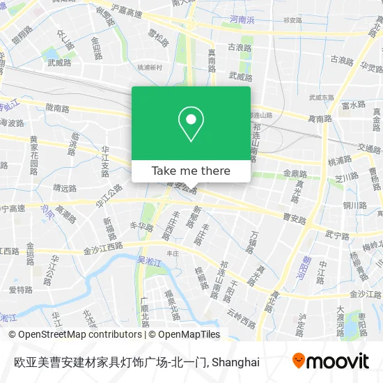 欧亚美曹安建材家具灯饰广场-北一门 map