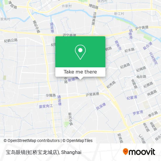 宝岛眼镜(虹桥宝龙城店) map