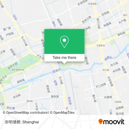 崇明塘桥 map