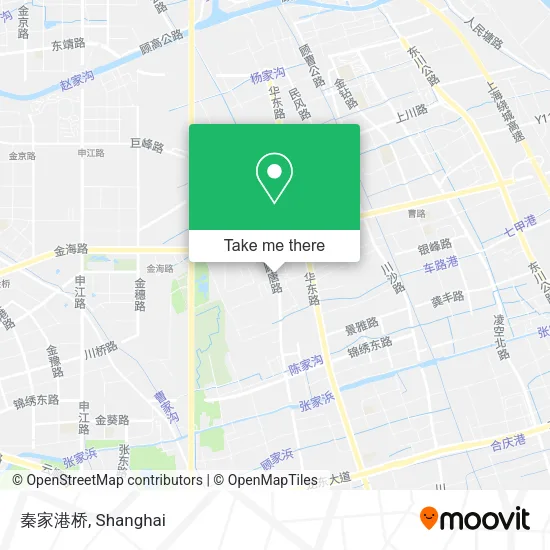 秦家港桥 map