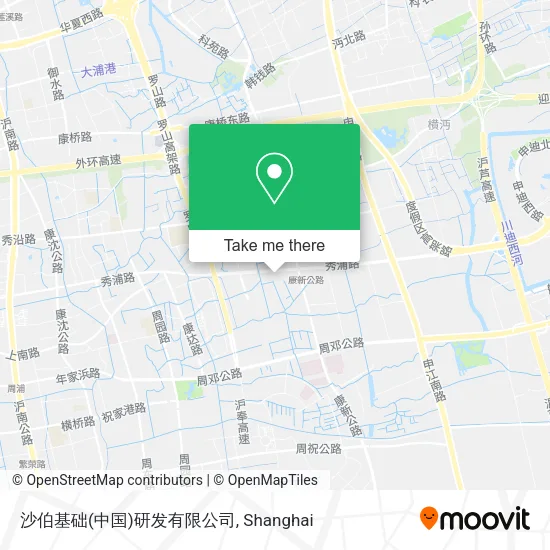 沙伯基础(中国)研发有限公司 map