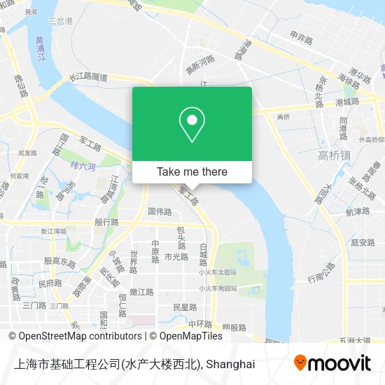 上海市基础工程公司(水产大楼西北) map