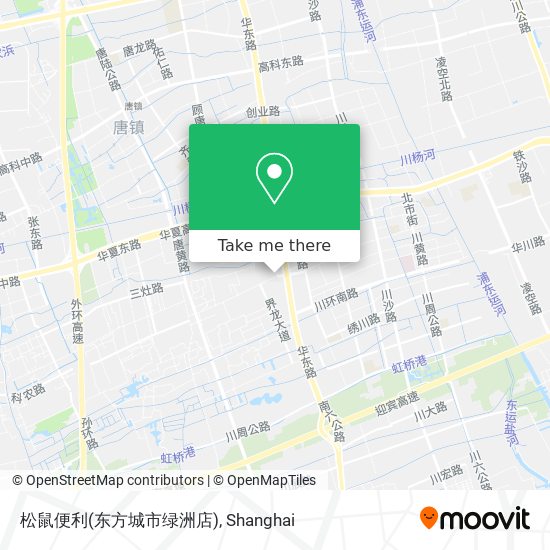 松鼠便利(东方城市绿洲店) map