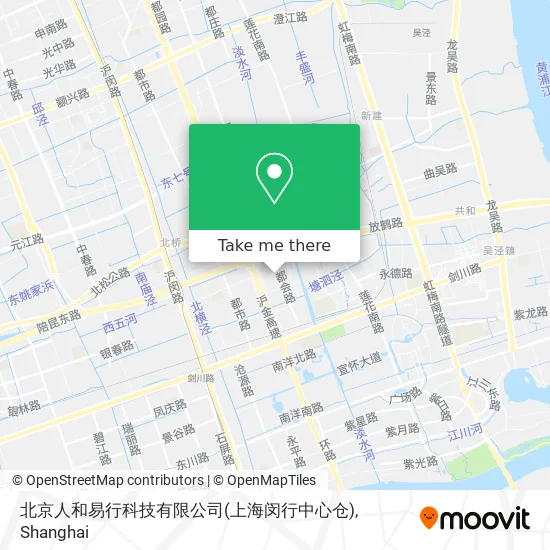 北京人和易行科技有限公司(上海闵行中心仓) map