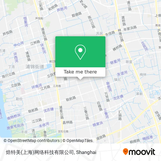 焙特美(上海)网络科技有限公司 map