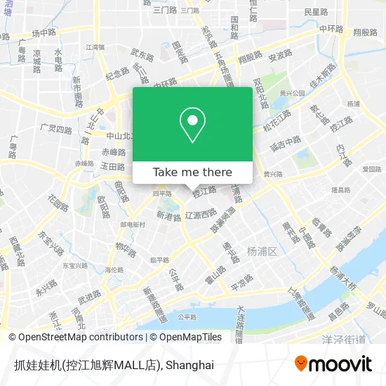 抓娃娃机(控江旭辉MALL店) map