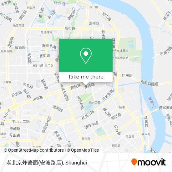 老北京炸酱面(安波路店) map