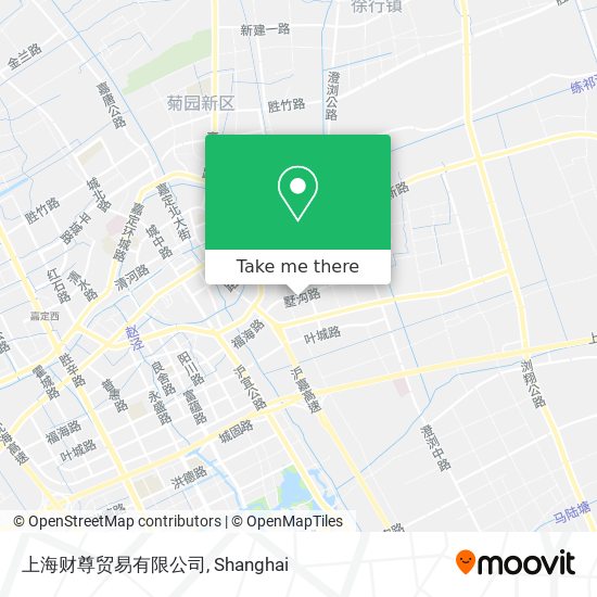 上海财尊贸易有限公司 map