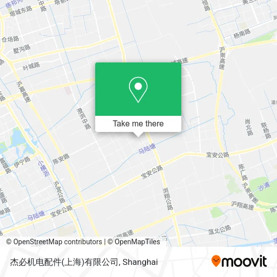 杰必机电配件(上海)有限公司 map