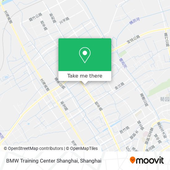 BMW Training Center Shanghai map