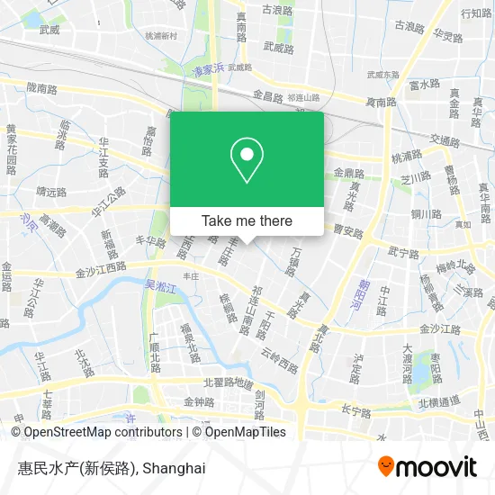 惠民水产(新侯路) map
