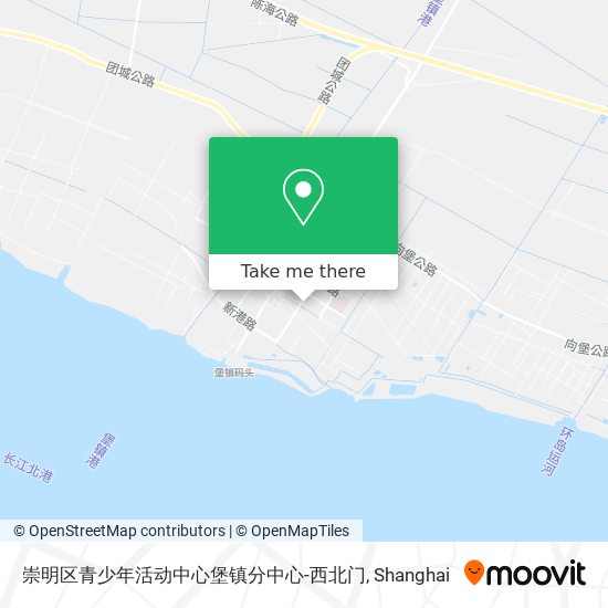 崇明区青少年活动中心堡镇分中心-西北门 map