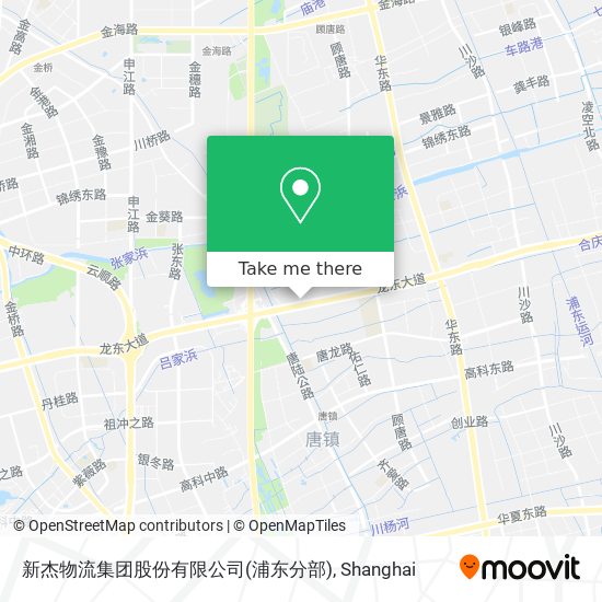 新杰物流集团股份有限公司(浦东分部) map