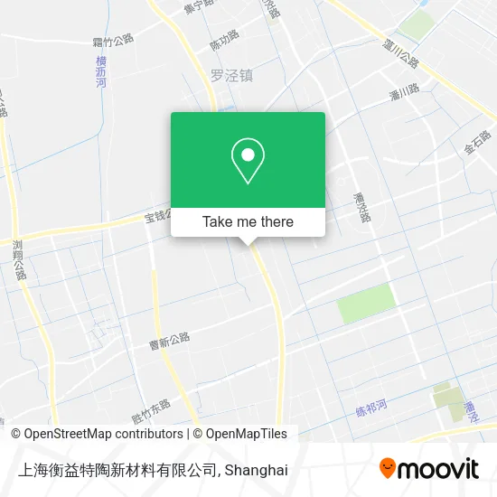上海衡益特陶新材料有限公司 map