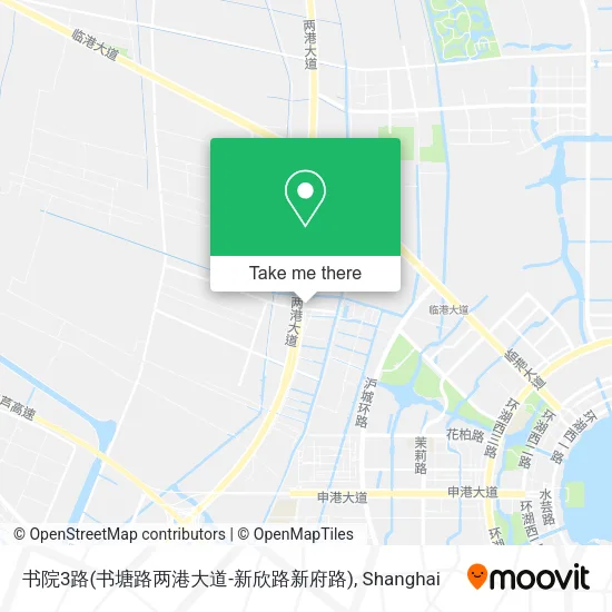 书院3路(书塘路两港大道-新欣路新府路) map
