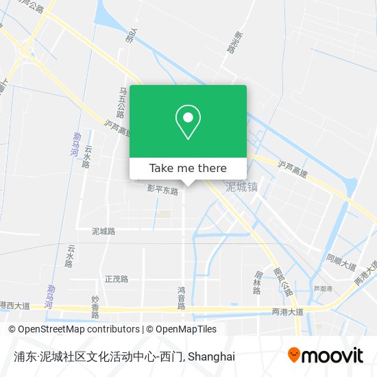 浦东·泥城社区文化活动中心-西门 map