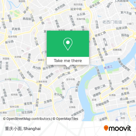 重庆小面 map