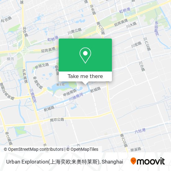 Urban Exploration(上海奕欧来奥特莱斯) map