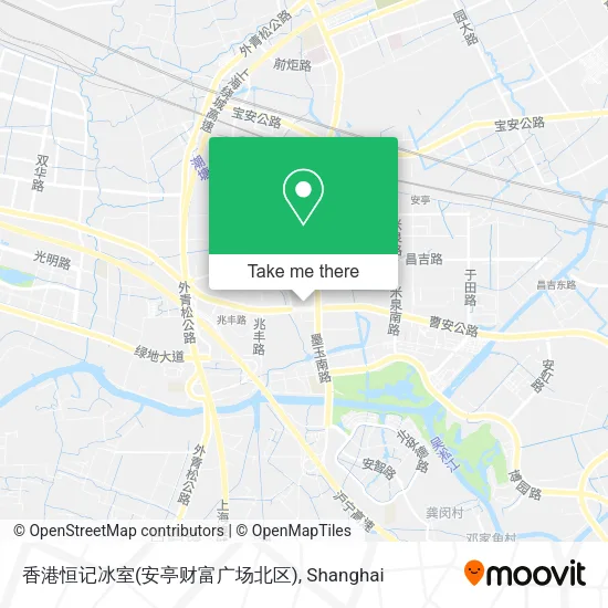 香港恒记冰室(安亭财富广场北区) map