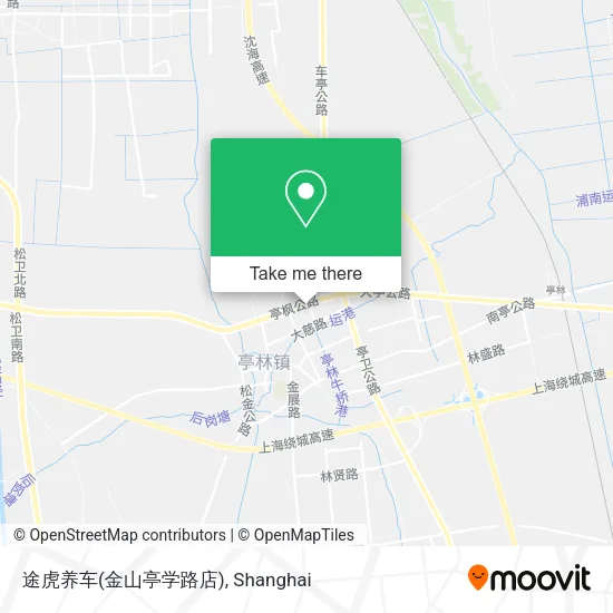 途虎养车(金山亭学路店) map