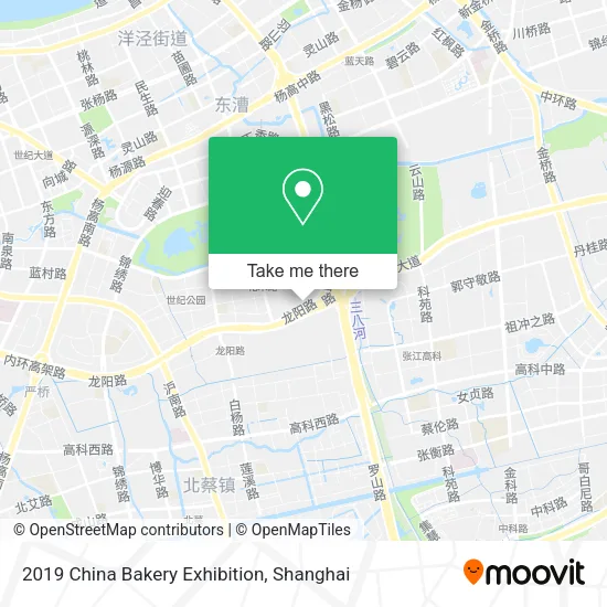 2019 China Bakery Exhibition map