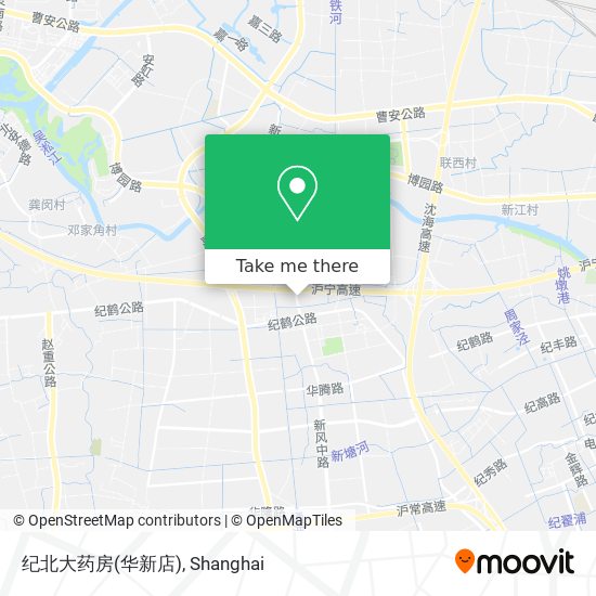 纪北大药房(华新店) map