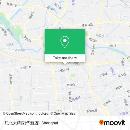 纪北大药房(华新店) map
